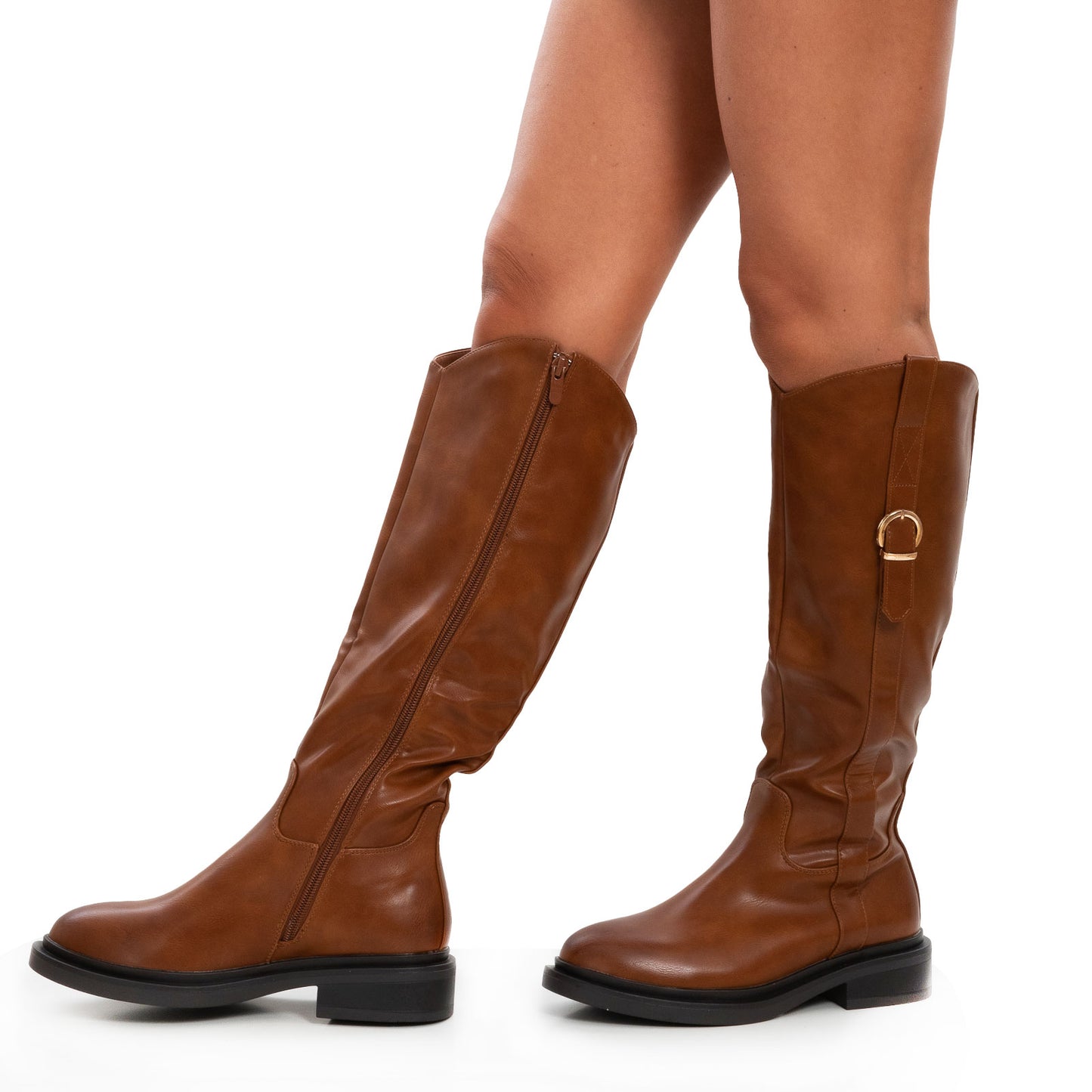 toocool stivali alti al ginocchio donna pelle sintetica stivali cavallerizza fibbia toocool d7977