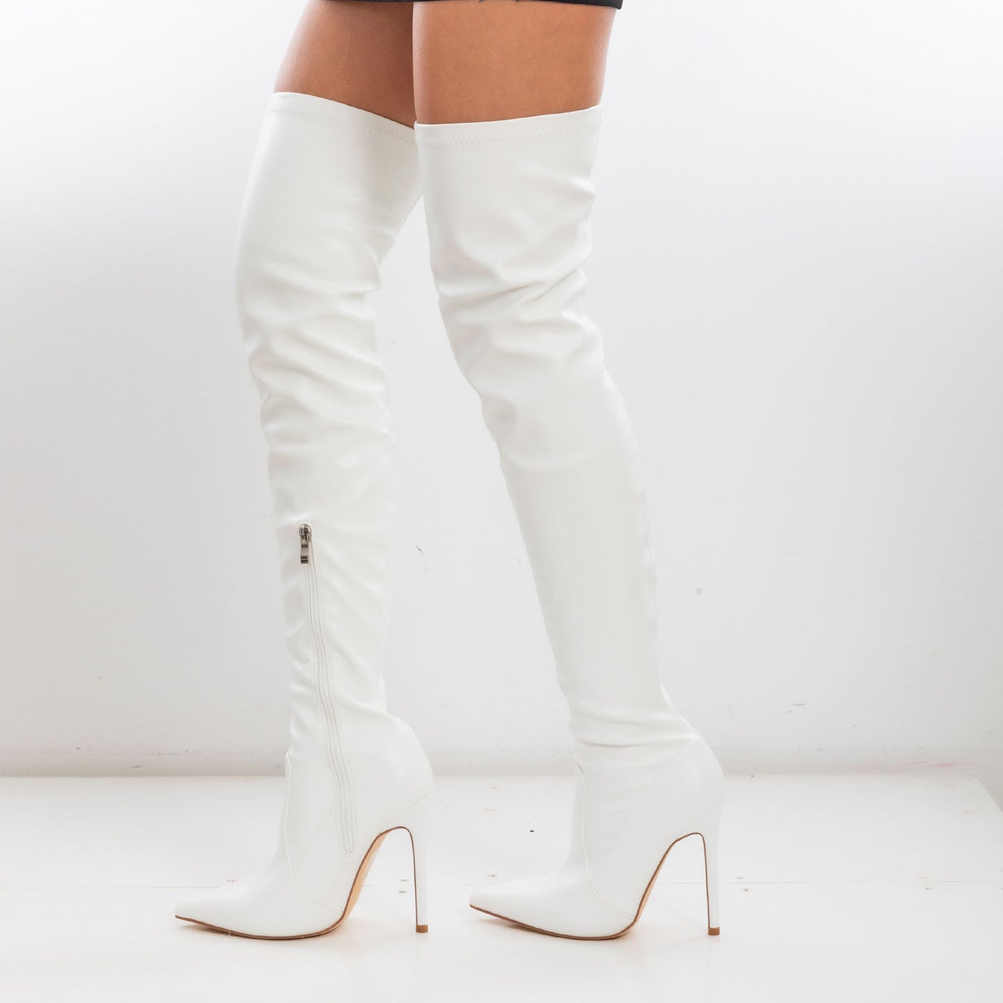 toocool stivali alti donna cuissardes alti sopra ginocchio pelle sintetica toocool x8247