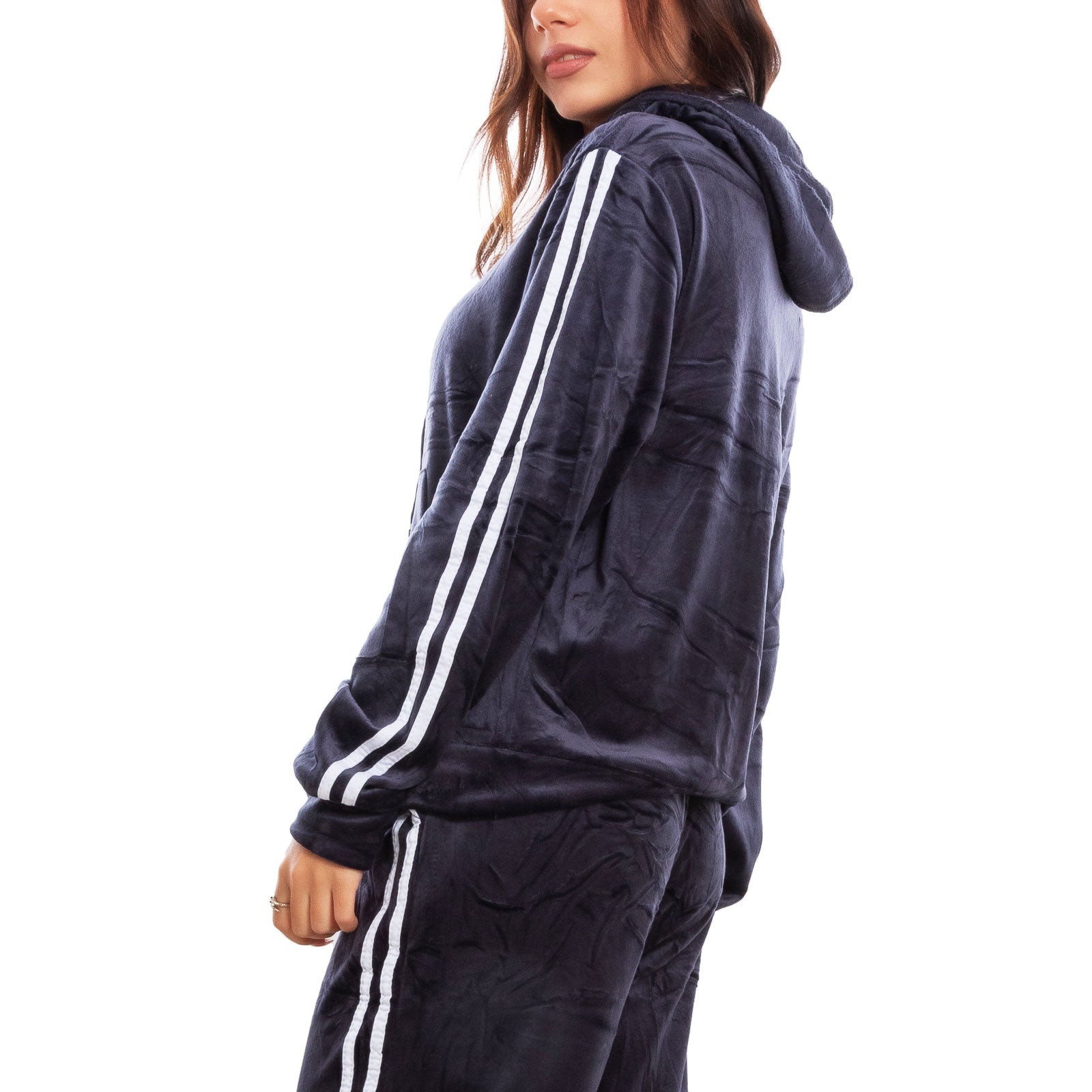 immagine-9-toocool-tuta-sportiva-donna-velour-velluto-ciniglia-cappuccio-be-8502