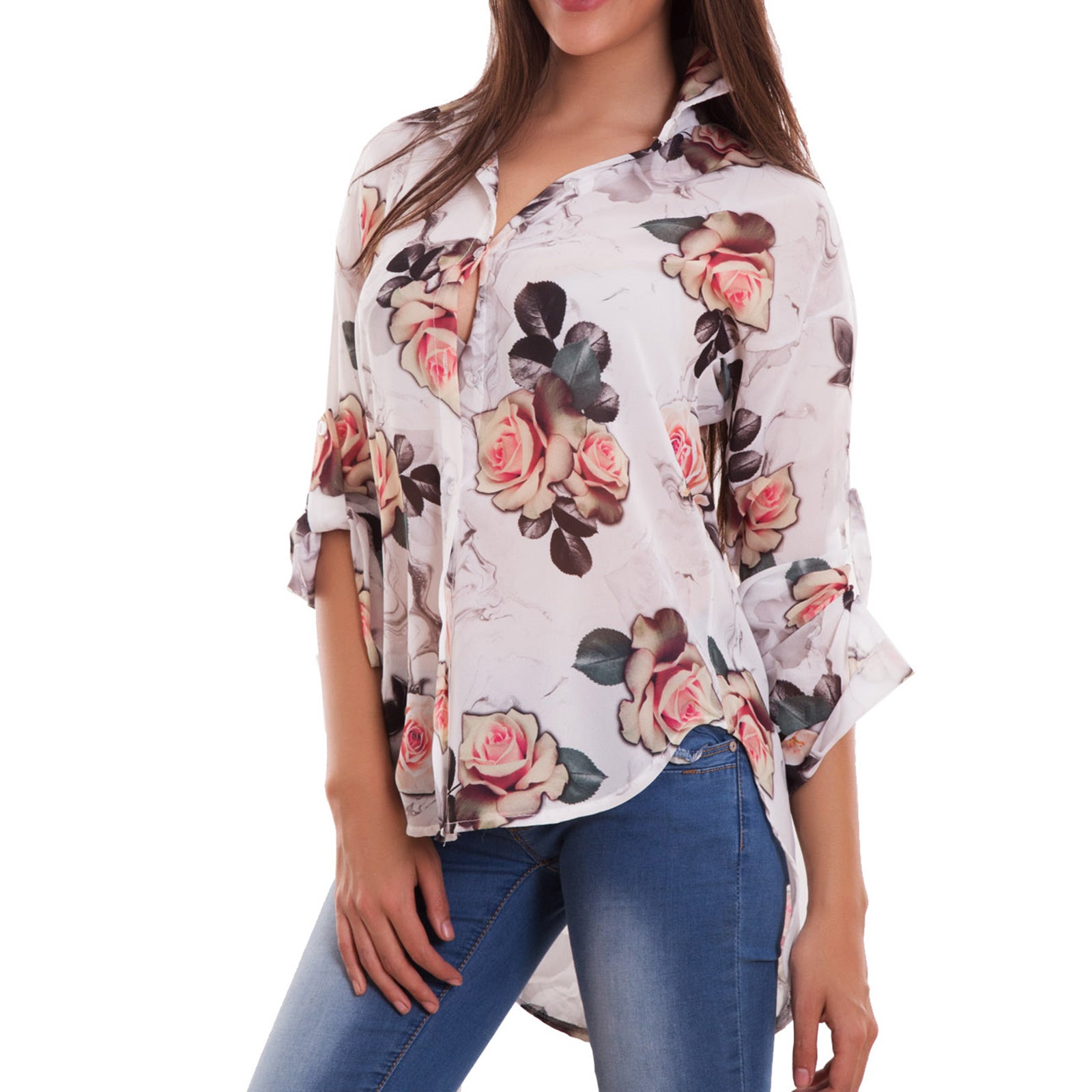 Camicia donna maglia velata AS 7656 Toocool