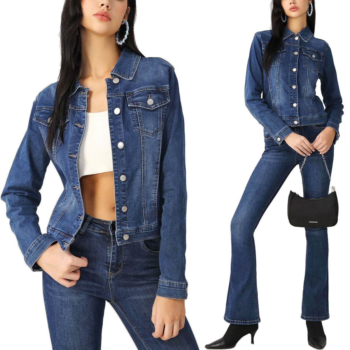 Giacche e giubbini jeans donna, Compra online