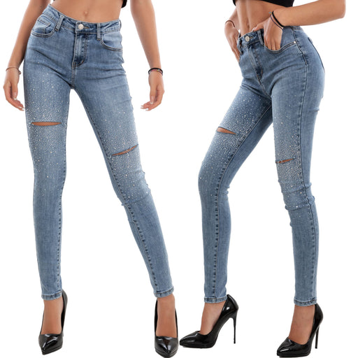 immagine-1-toocool-jeans-donna-pantaloni-strass-tagli-mt039