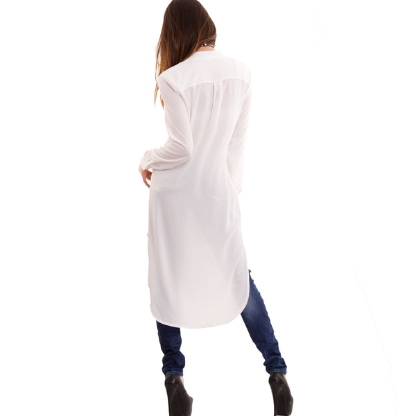 Toocool Maglietta Donna Maniche Lunghe Con Inserti Trasparenti Velati: Elegante E Sexy, Modello QDZ9264, Taglie S-M (38-42)