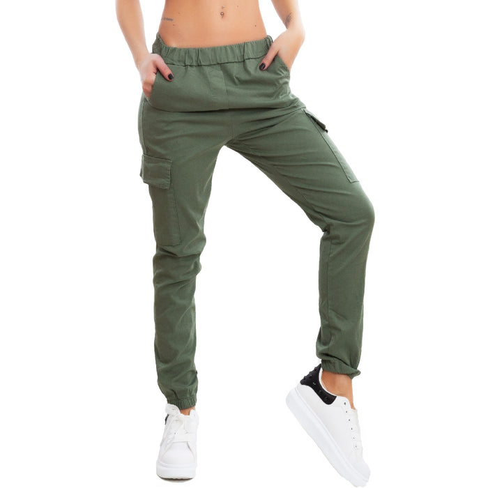 immagine-1-toocool-pantaloni-donna-casual-cargo-vi-0070