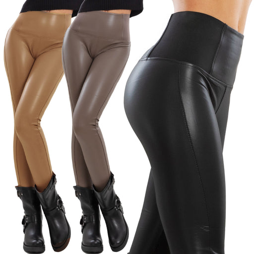 immagine-1-toocool-pantaloni-donna-effetto-pelle-leggings-v198055