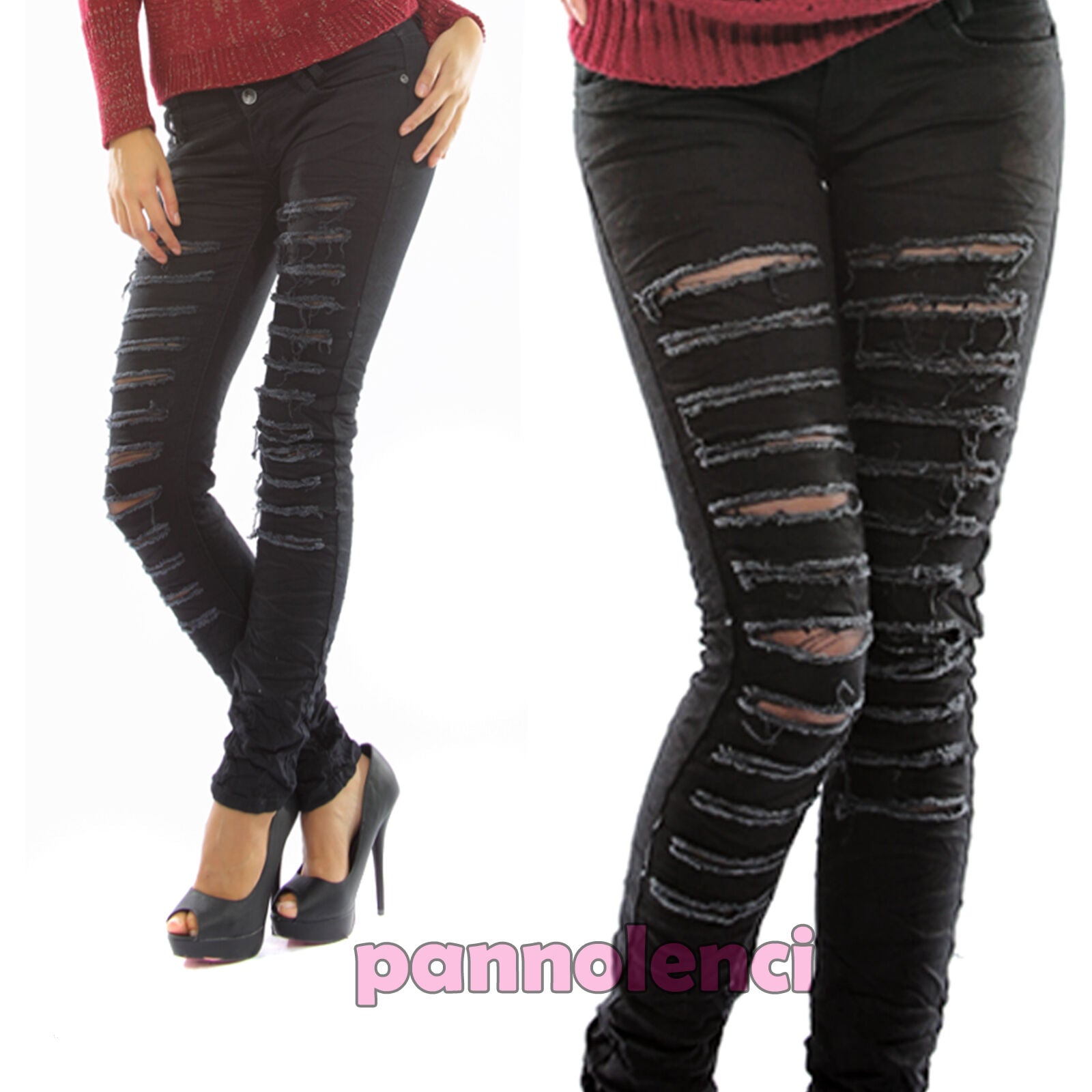 immagine-1-toocool-pantaloni-stretch-elasticizzati-tagli-x2826a-1