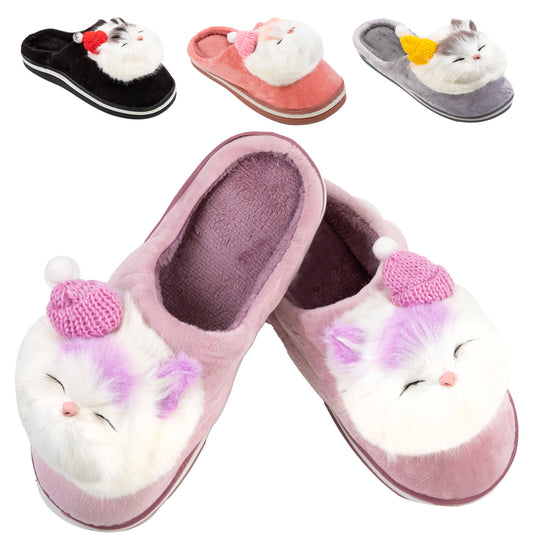 immagine-1-toocool-pantofole-donna-ciabatte-gattino-hl-116