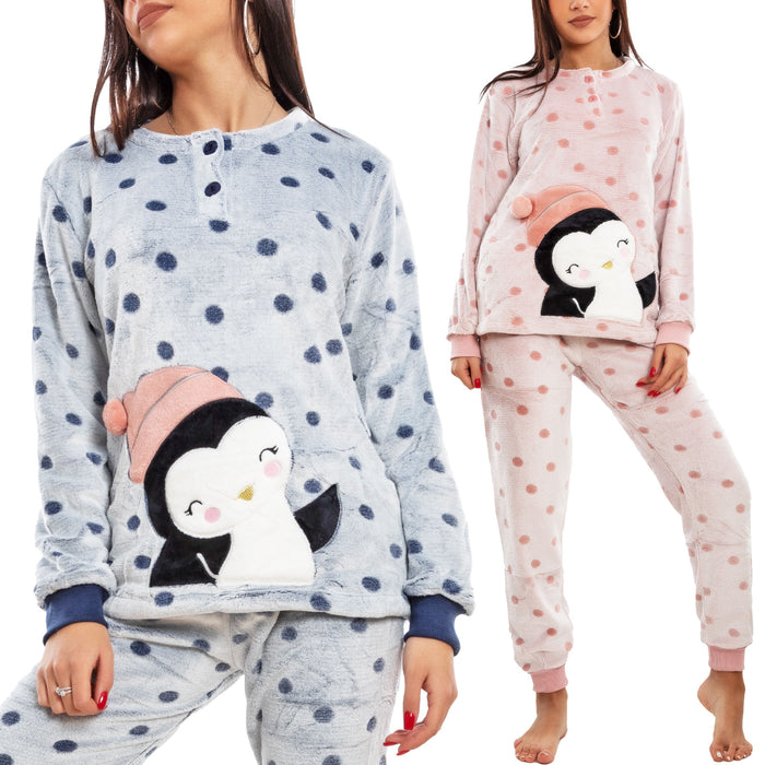 immagine-1-toocool-pigiama-donna-pinguino-peluche-pelliccia-vs-9325
