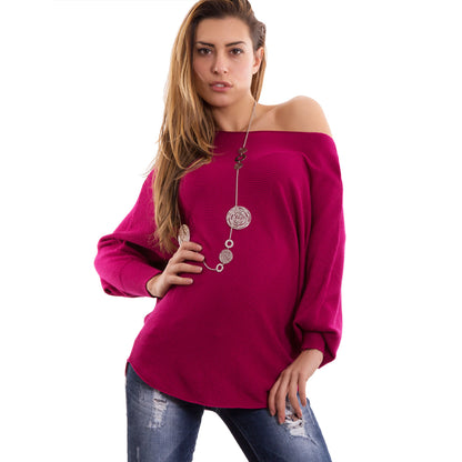 immagine-1-toocool-pullover-donna-maniche-pipistrello-cc-1157
