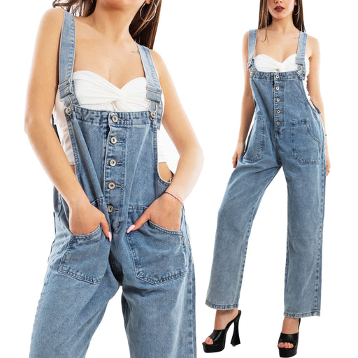 immagine-1-toocool-salopette-jeans-donna-overall-denim-oversize-pantaloni-palazzo-toocool