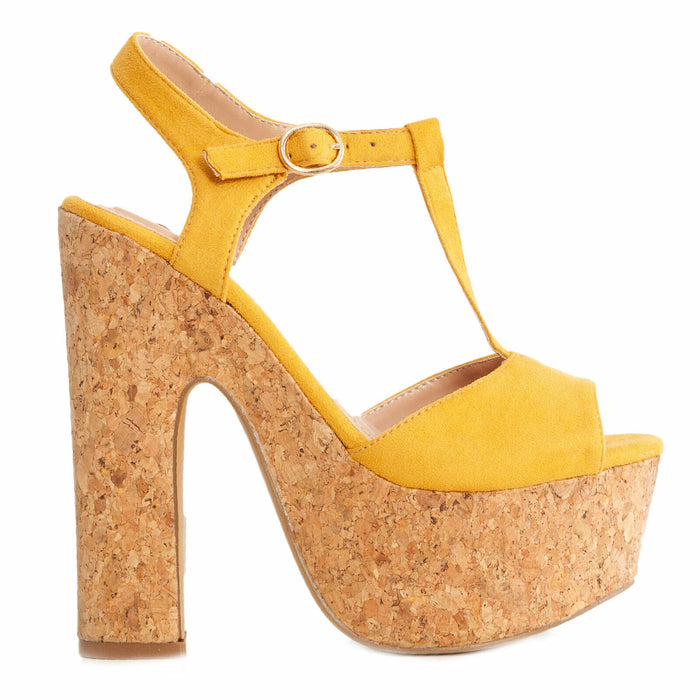 Scarpe donna zeppa sughero 198 27 Toocool