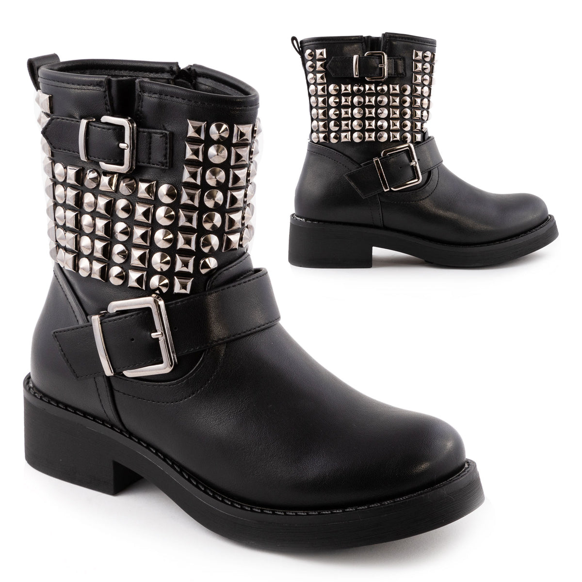 Stivali hot sale biker borchie