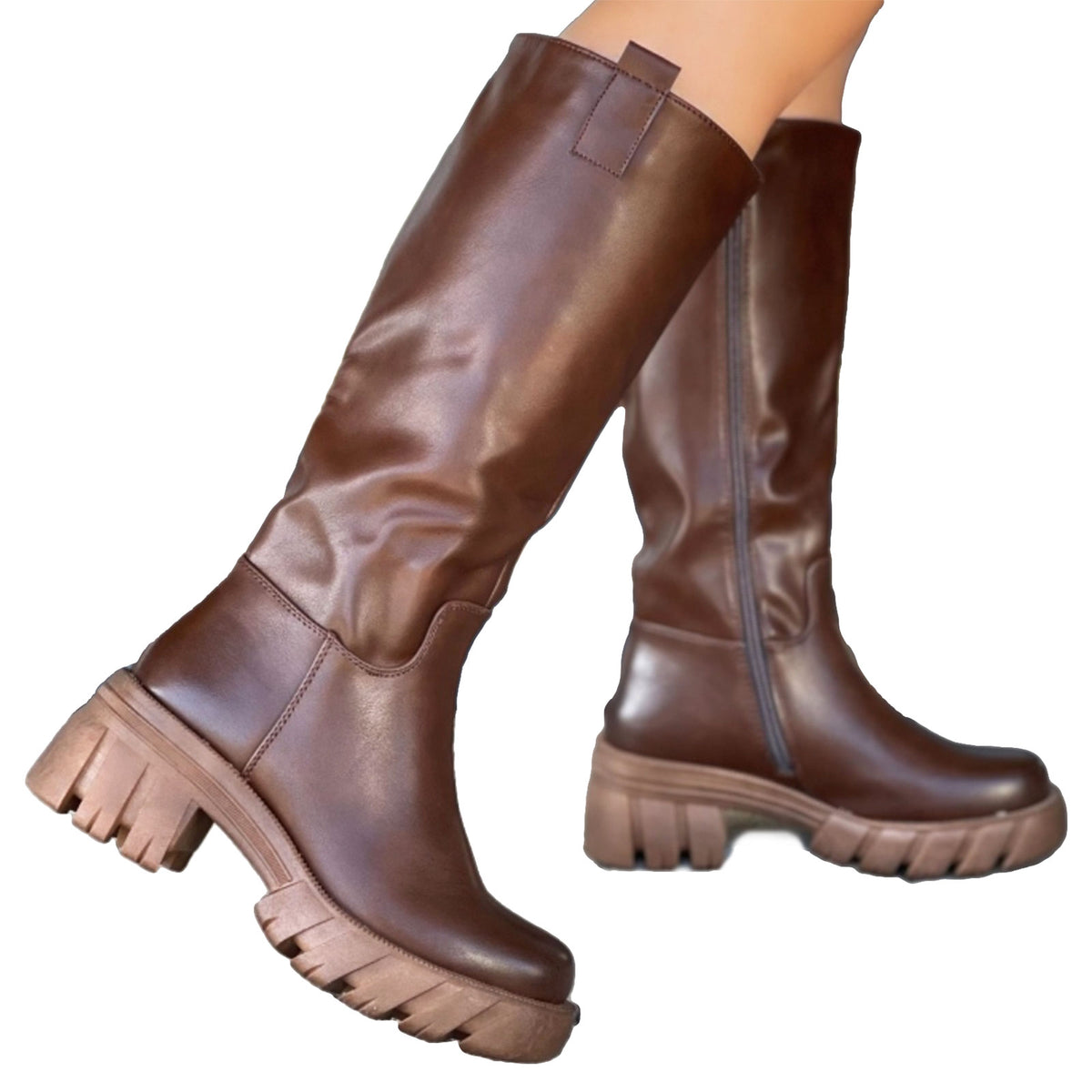 Stivali Donna Biker Boots Anfibi Motociclista Gr 6638 Toocool