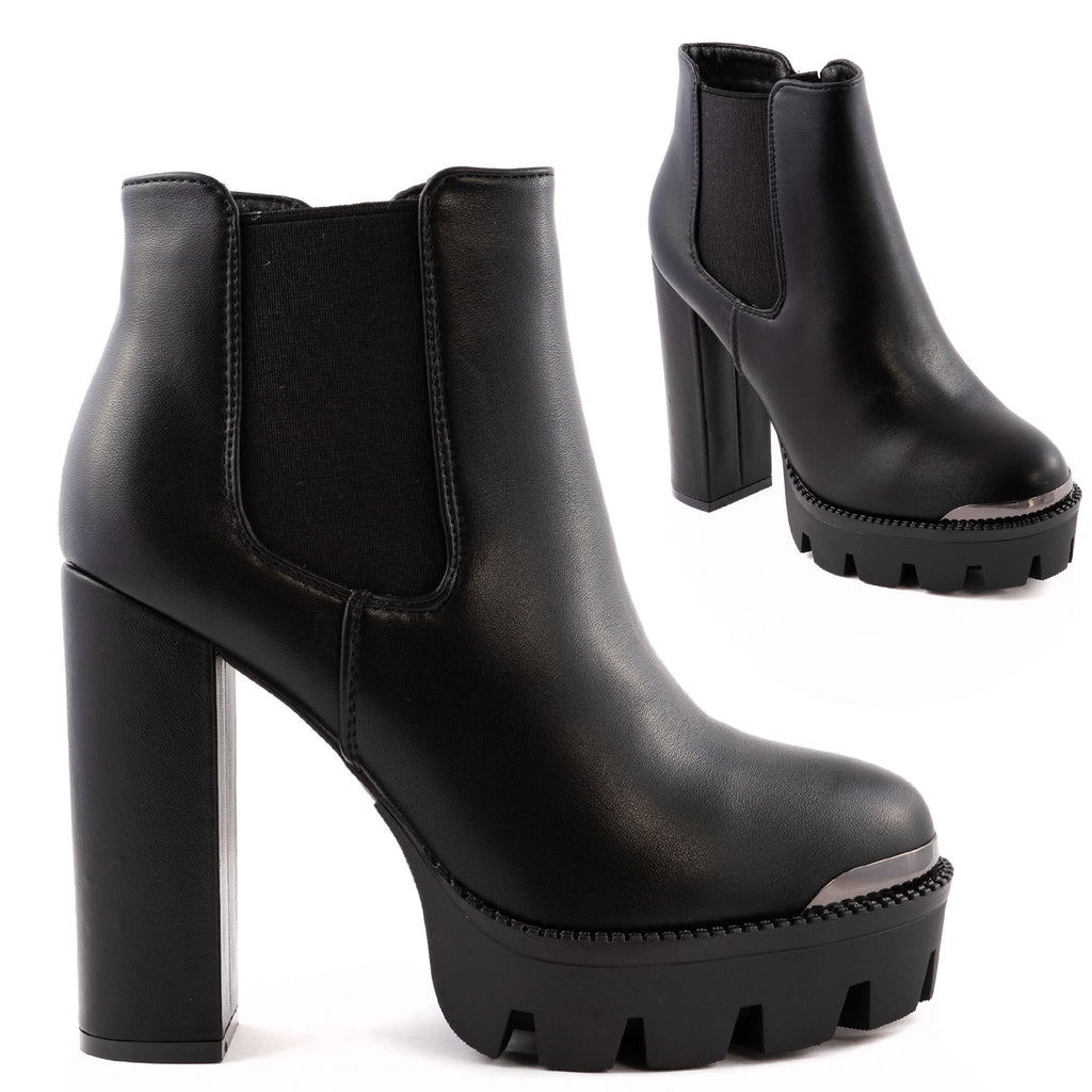 Stivali Donna Tronchetti Alla Caviglia R5836 Toocool