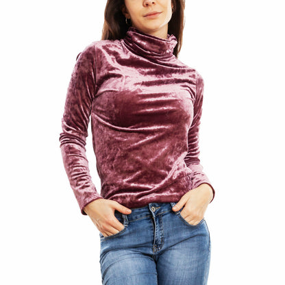 immagine-10-toocool-lupetto-donna-dolcevita-ciniglia-jl-2551