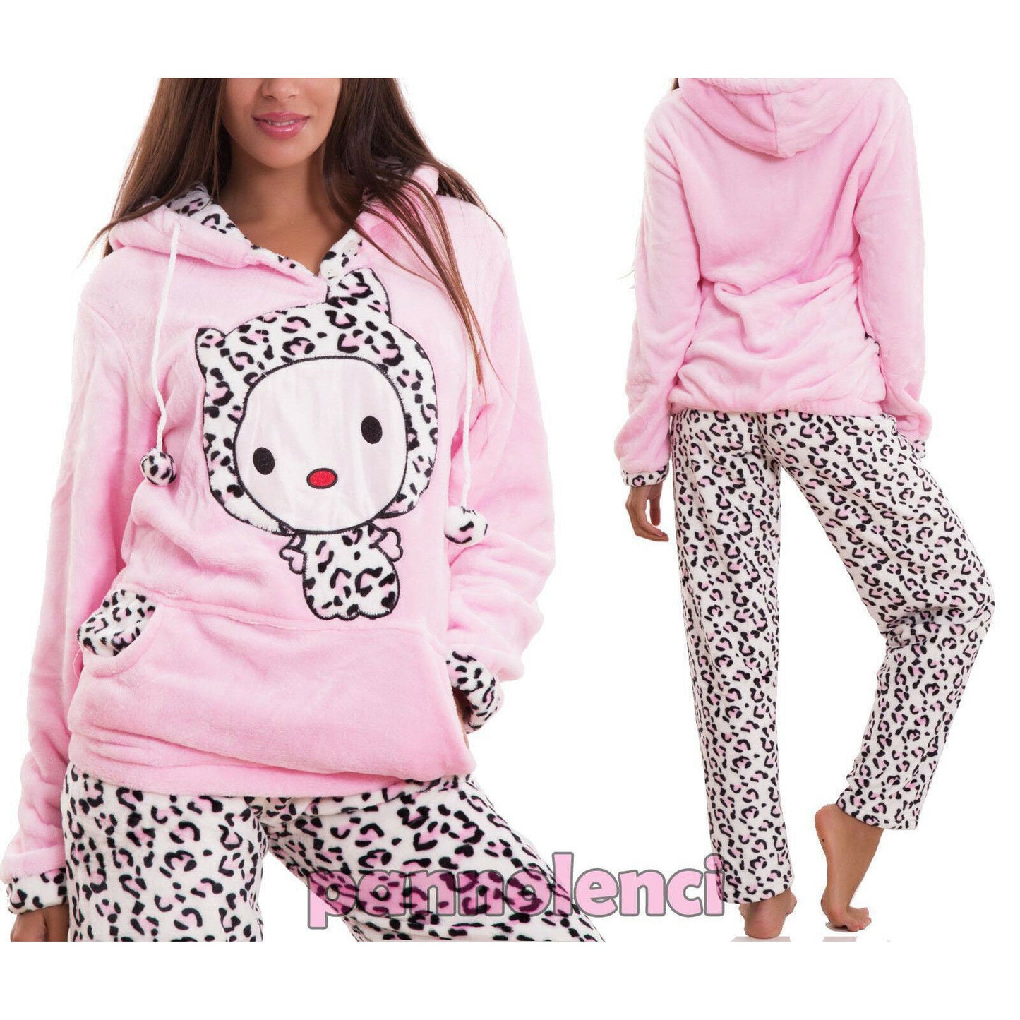 immagine-10-toocool-pigiama-donna-intimo-leopard-c307