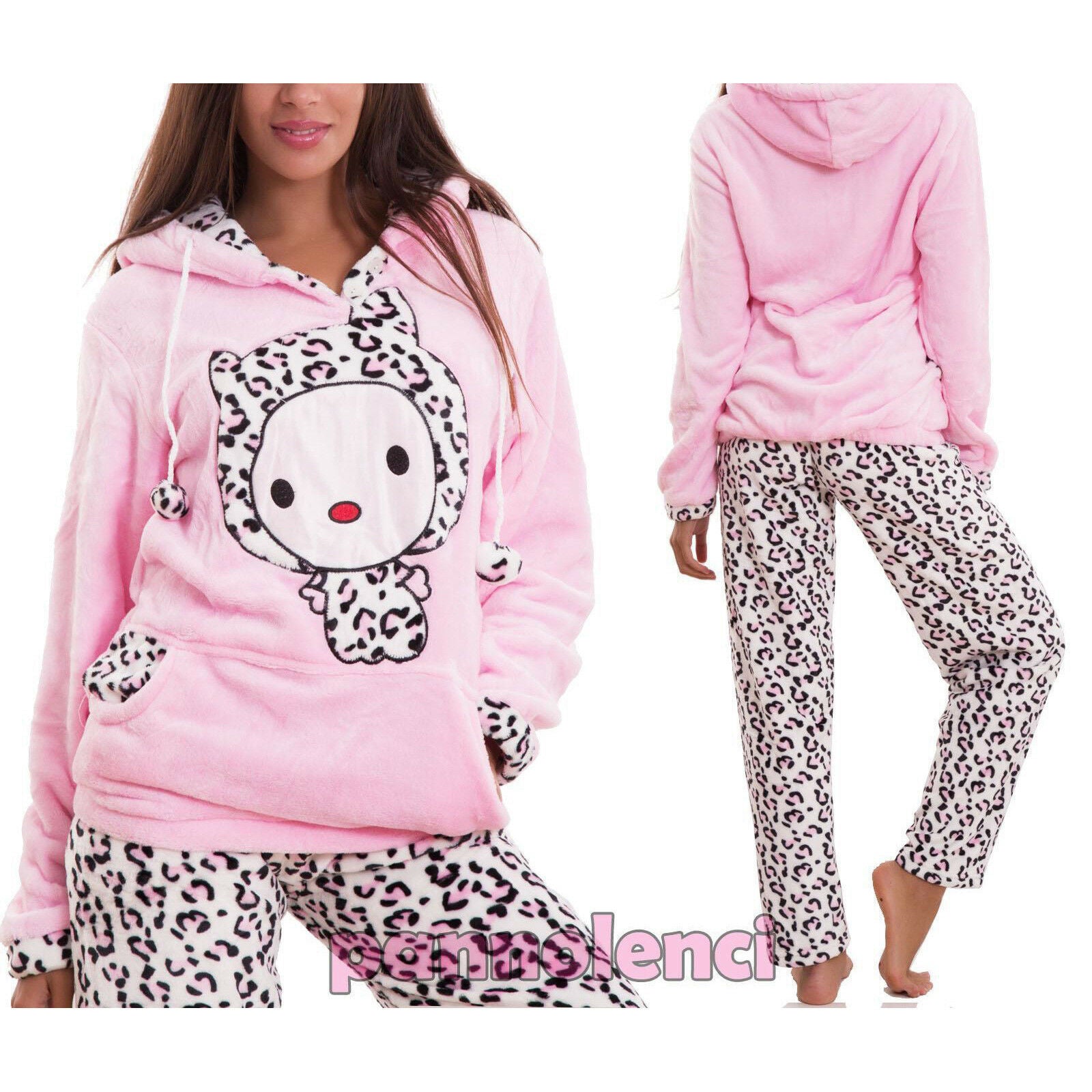 immagine-10-toocool-pigiama-donna-intimo-leopard-c307