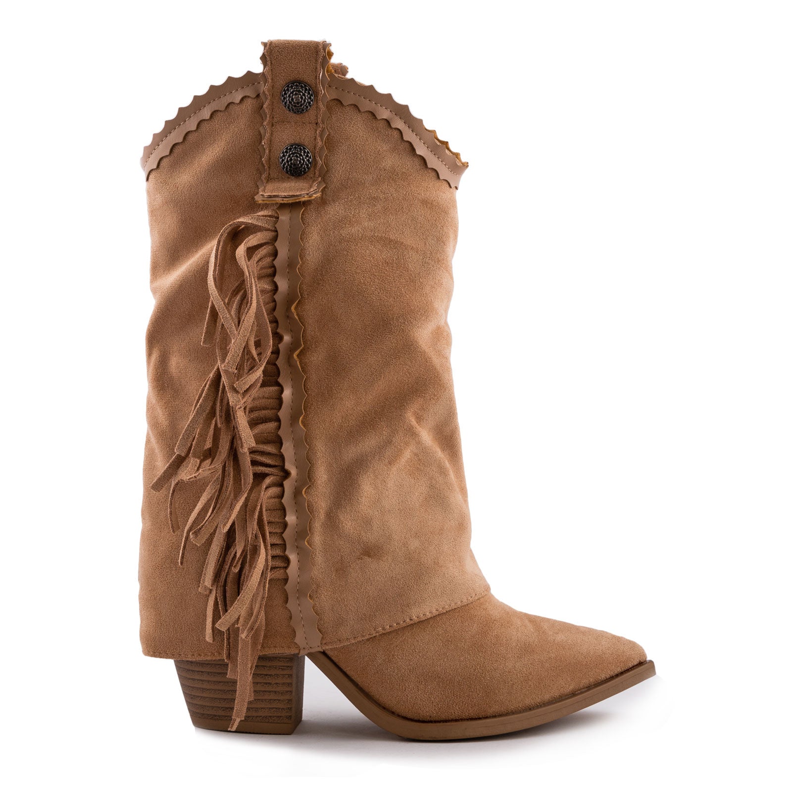immagine-10-toocool-stivali-donna-texani-western-scamosciati-frange-d8103