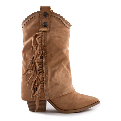 immagine-10-toocool-stivali-donna-texani-western-scamosciati-frange-d8103
