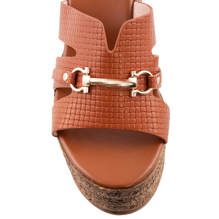 Sabot Donna Sandali Estivi Fibbia Zeppa D88