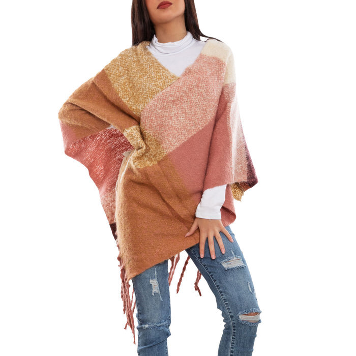 immagine-13-toocool-poncho-donna-coprispalle-mantella-quadri-a303