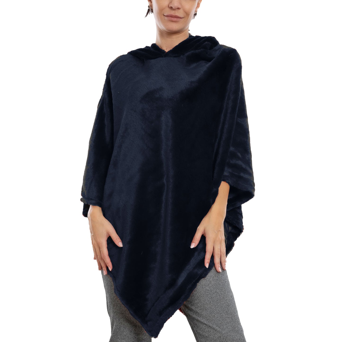 immagine-13-toocool-poncho-donna-mantella-eco-pelliccia-cappuccio-xsd-708