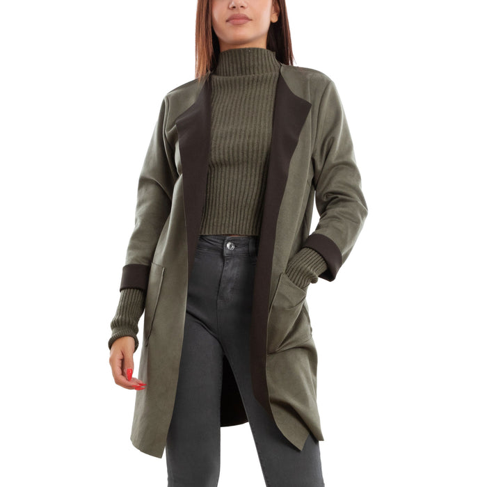 immagine-14-toocool-giacca-donna-scamosciata-trench-blazer-sfoderato-vb-6954