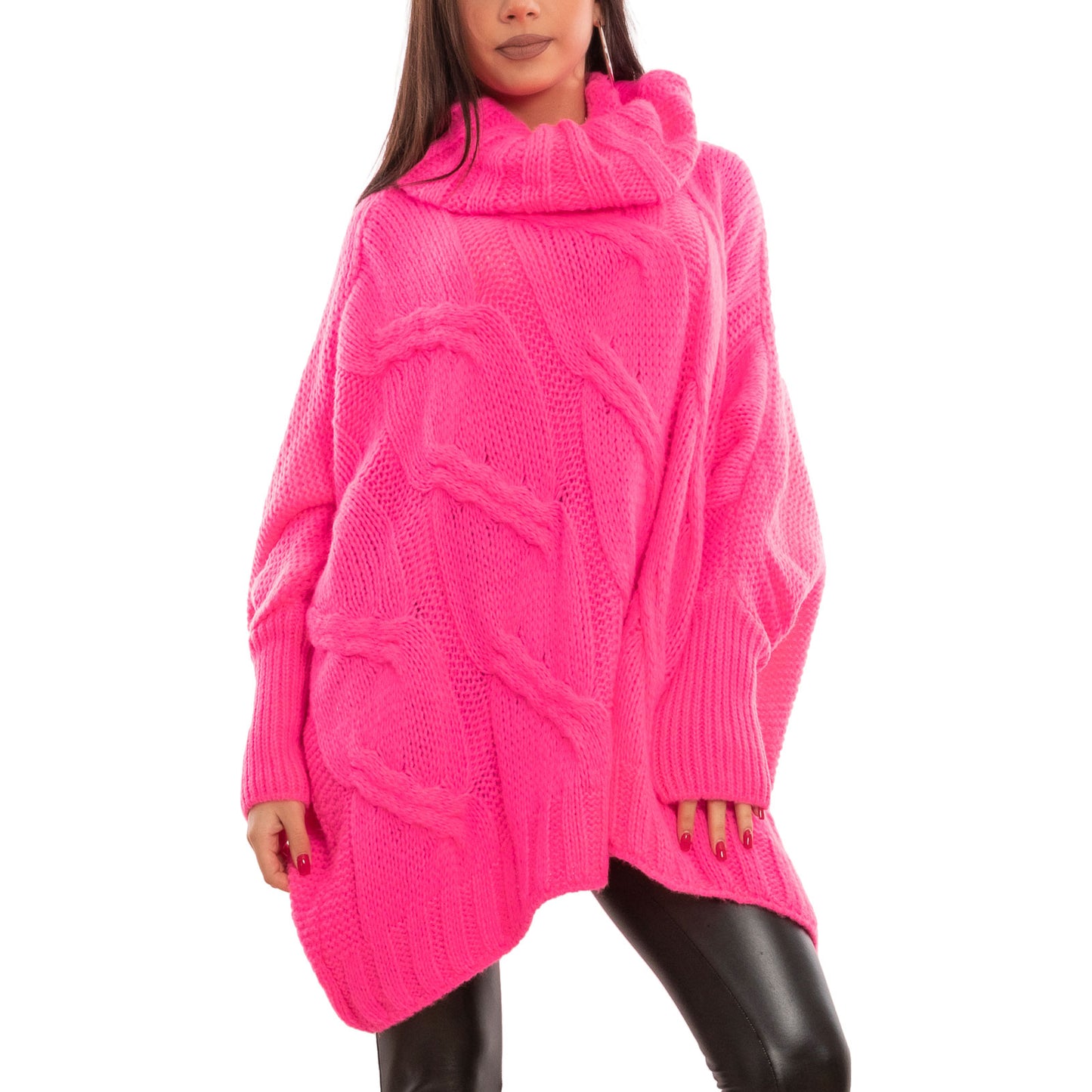immagine-14-toocool-maglione-donna-oversize-dolcevita-vb-7198
