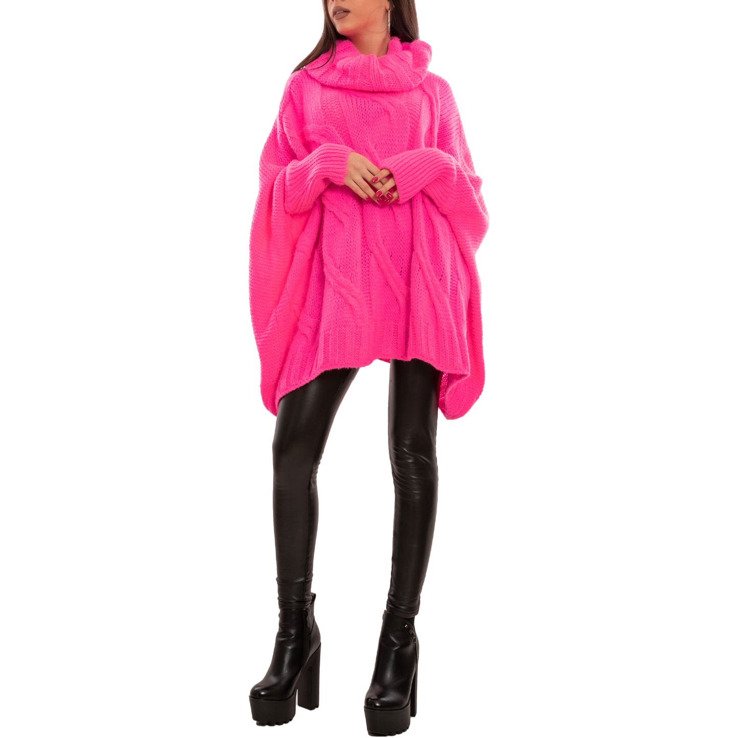 immagine-15-toocool-maglione-donna-oversize-dolcevita-vb-7198