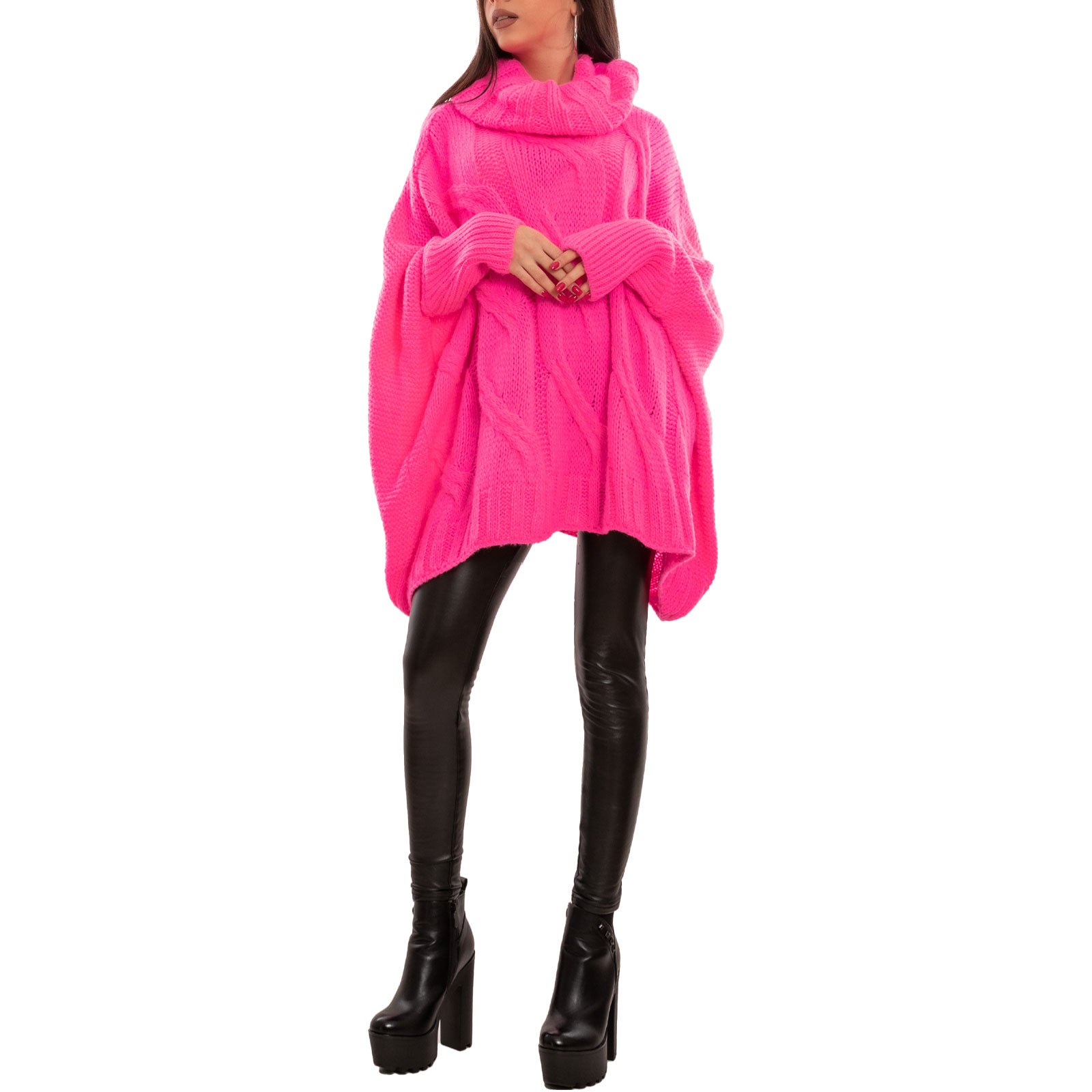immagine-15-toocool-maglione-donna-oversize-dolcevita-vb-7198