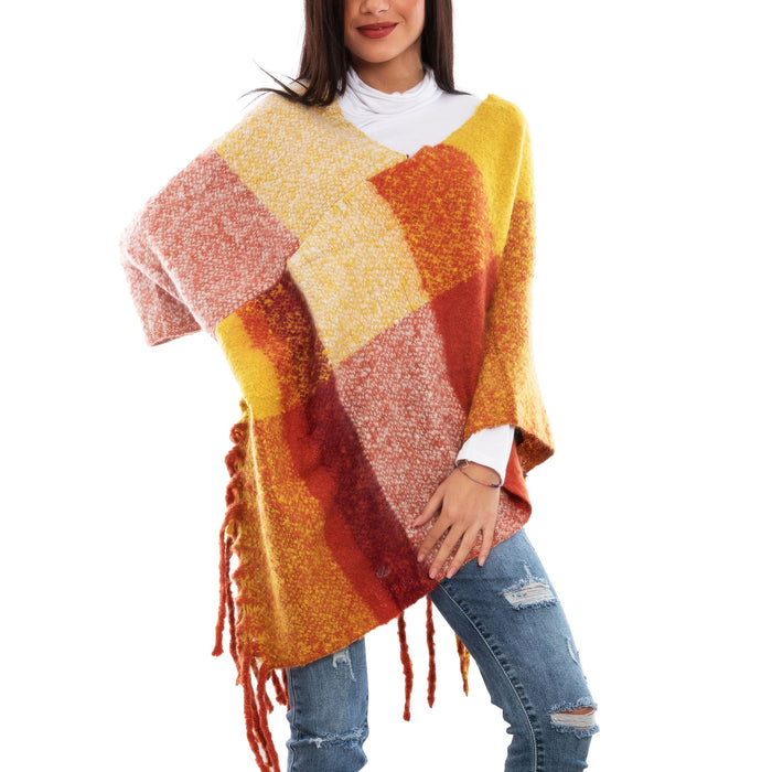 immagine-15-toocool-poncho-donna-coprispalle-mantella-quadri-a303