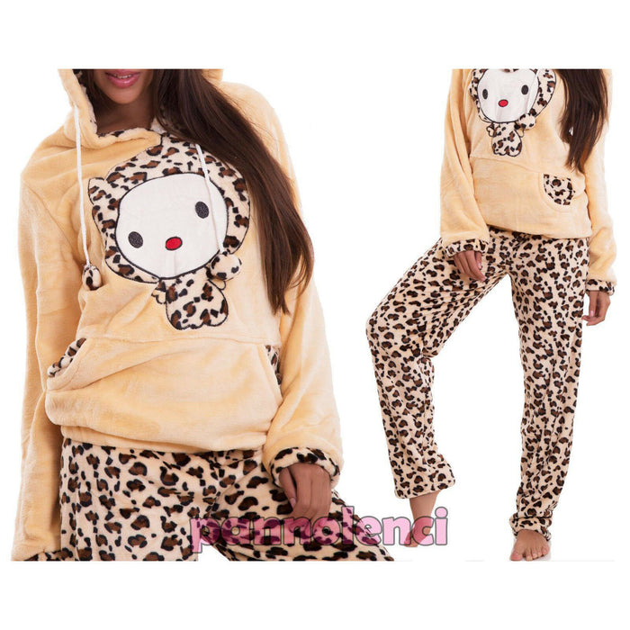 immagine-16-toocool-pigiama-donna-intimo-leopard-c307