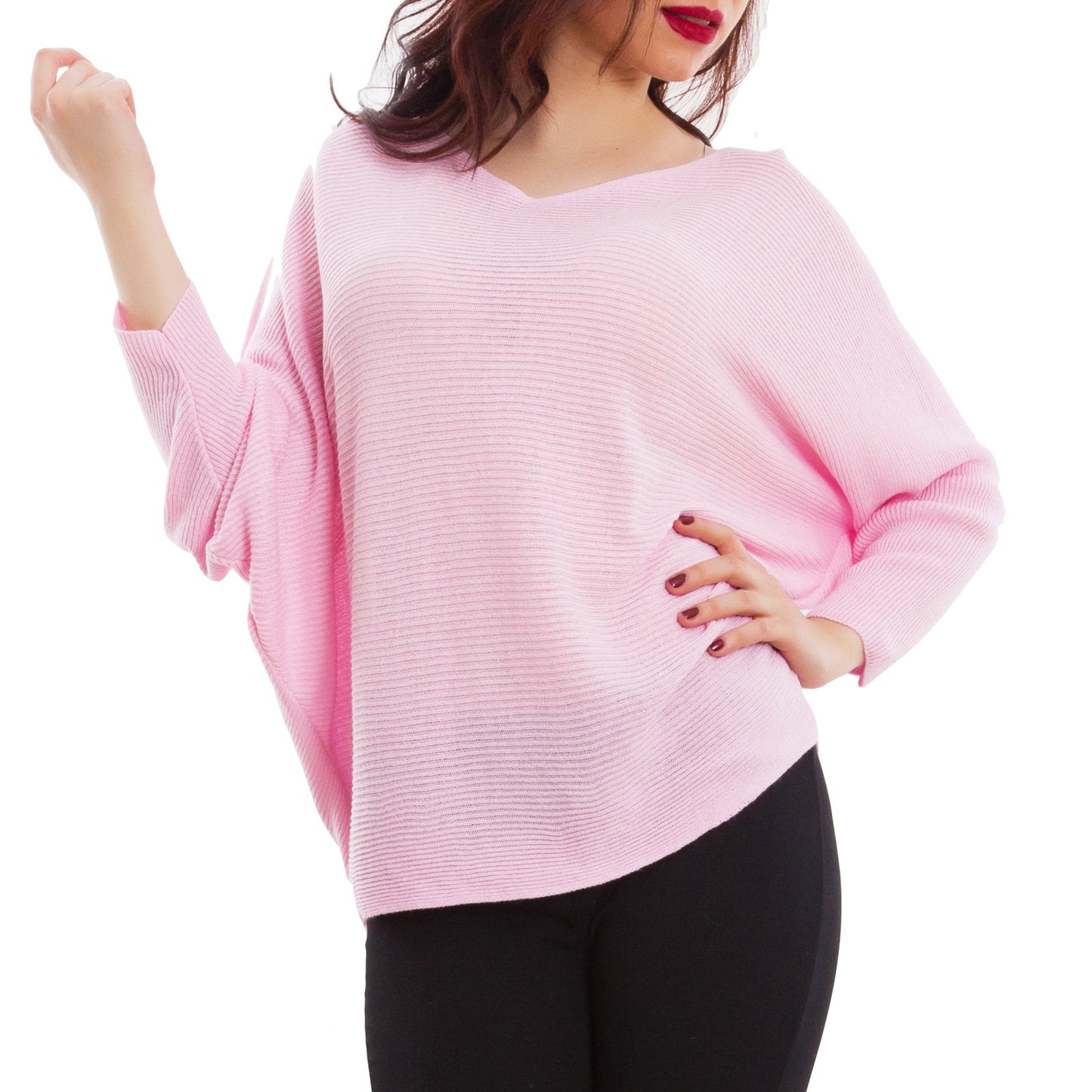 immagine-16-toocool-pullover-donna-maniche-pipistrello-cc-1157