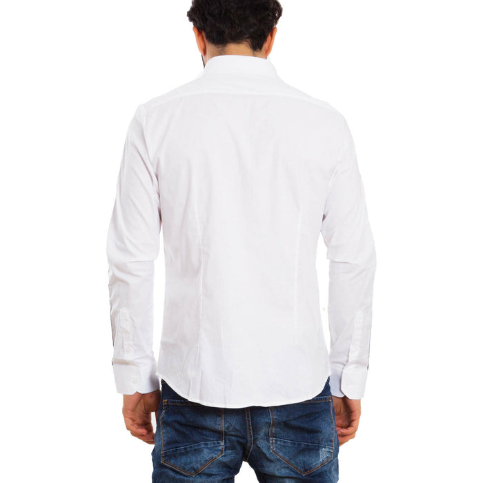 Camicia shop bicolore uomo