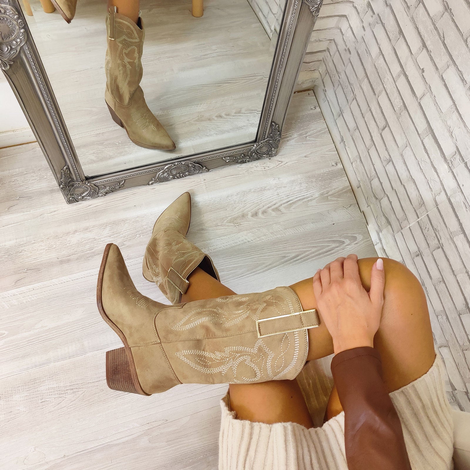 immagine-17-toocool-stivali-donna-texani-scamosciati-cowboy-western-ms-25011