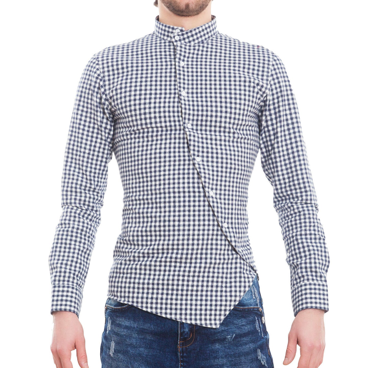 immagine-19-toocool-camicia-uomo-scozzese-quadri-cq261
