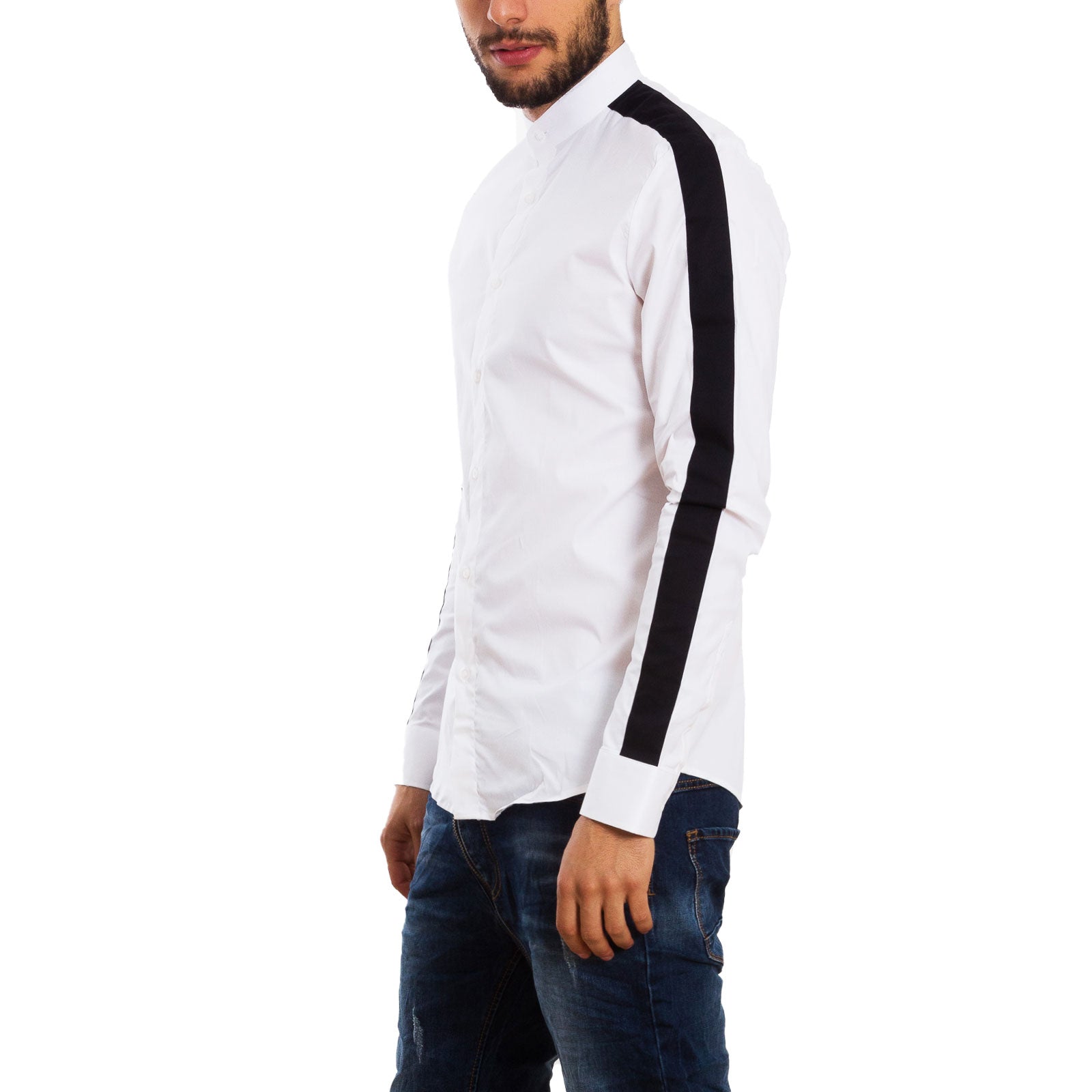 immagine-2-toocool-camicia-uomo-bicolore-elegante-cg-3029