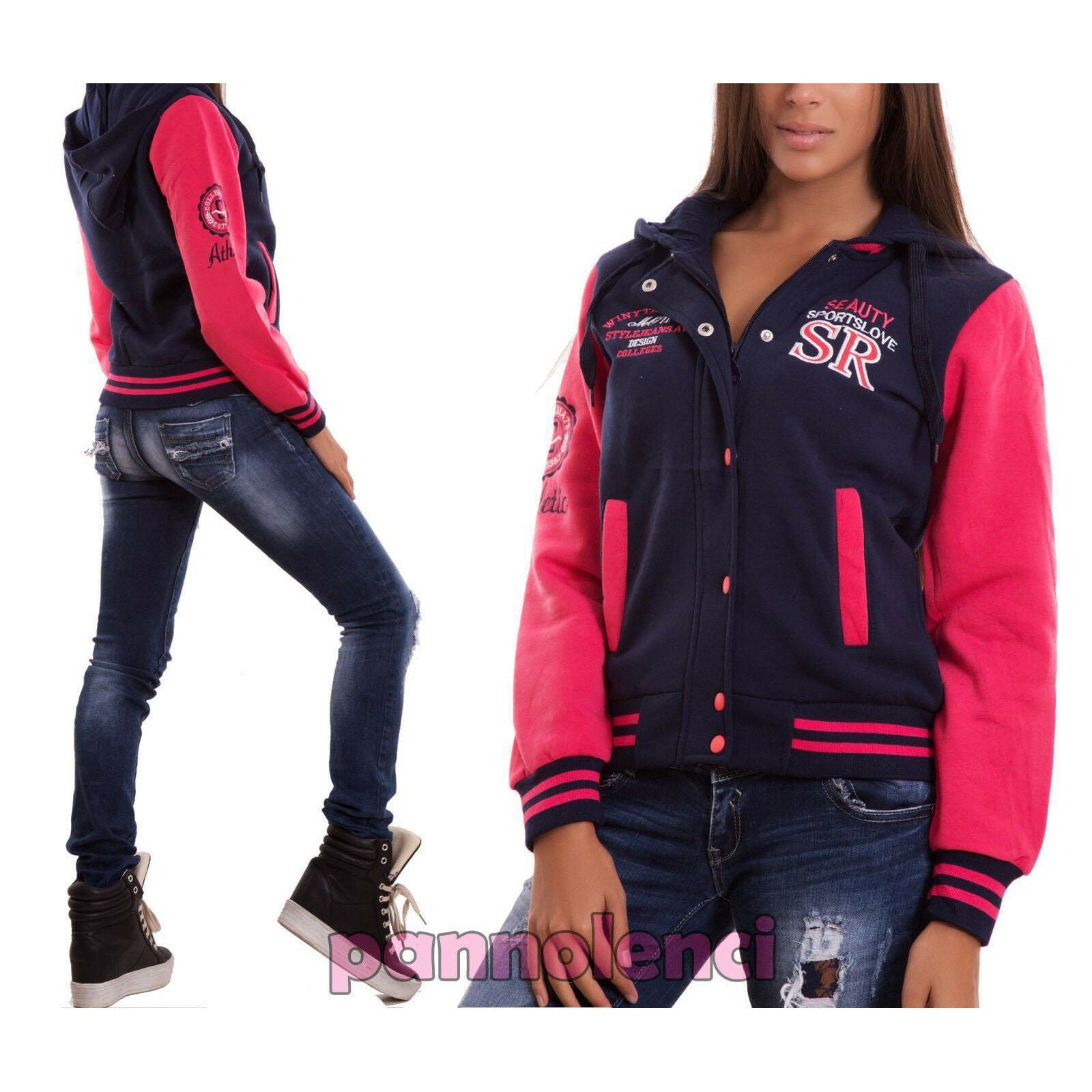 immagine-2-toocool-felpa-donna-cappuccio-giubbotto-yb023