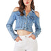 immagine-2-toocool-giacca-jeans-donna-denim-corto-catene-q1506