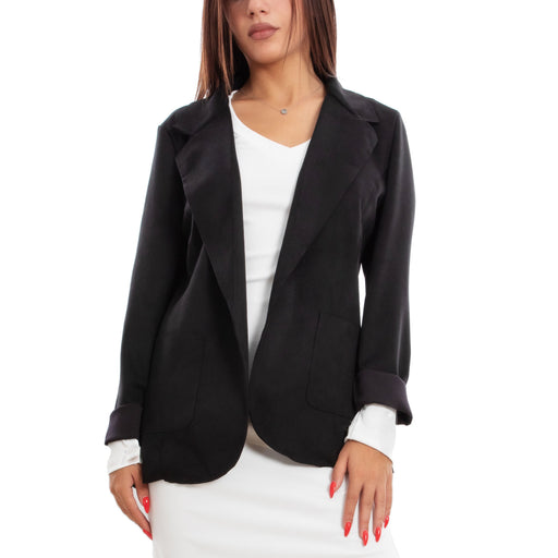 immagine-2-toocool-giacca-scamosciata-monopetto-morbida-blazer-vb-6337