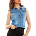 immagine-2-toocool-gilet-donna-jeans-giacca-denim-corta-smanicata-m6161