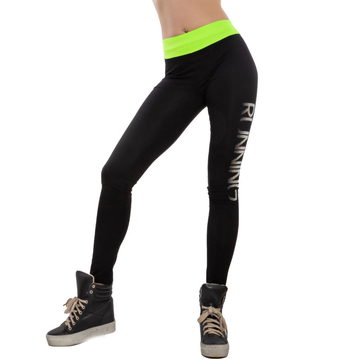 immagine-2-toocool-leggings-donna-pantaloni-fitness-aderenti-sport-running-fluo-toocool