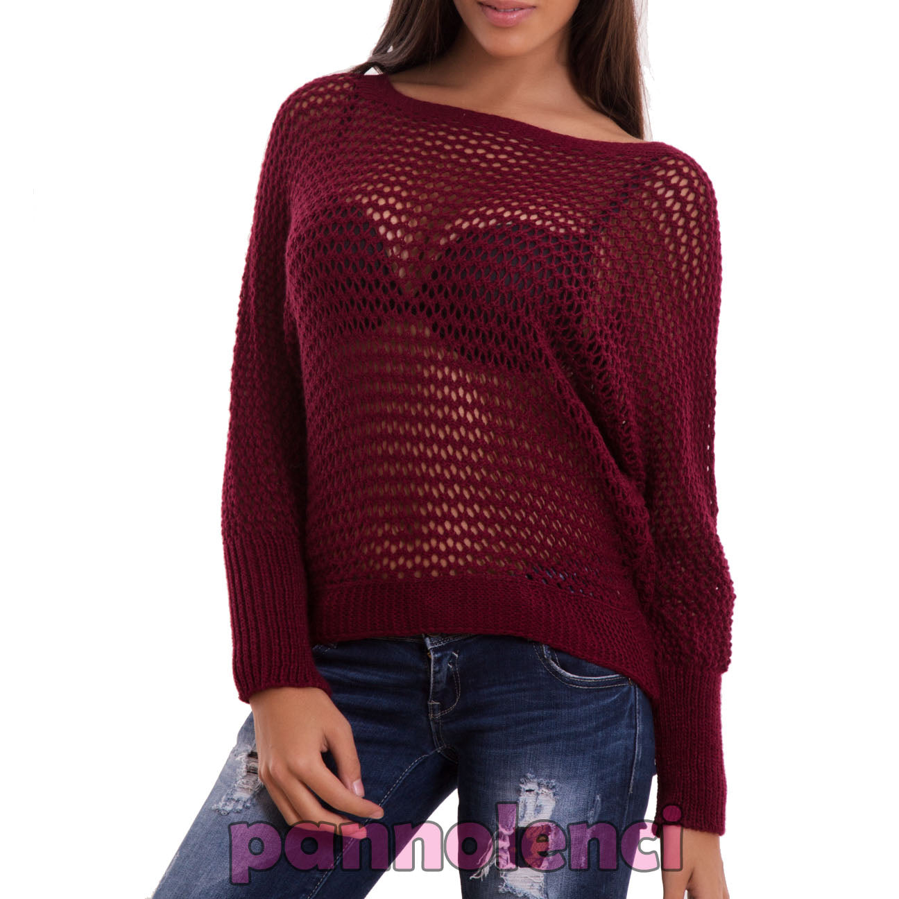 immagine-2-toocool-maglia-donna-traforata-maniche-cc-783