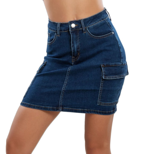 immagine-2-toocool-minigonna-donna-gonna-cargo-jeans-s0016