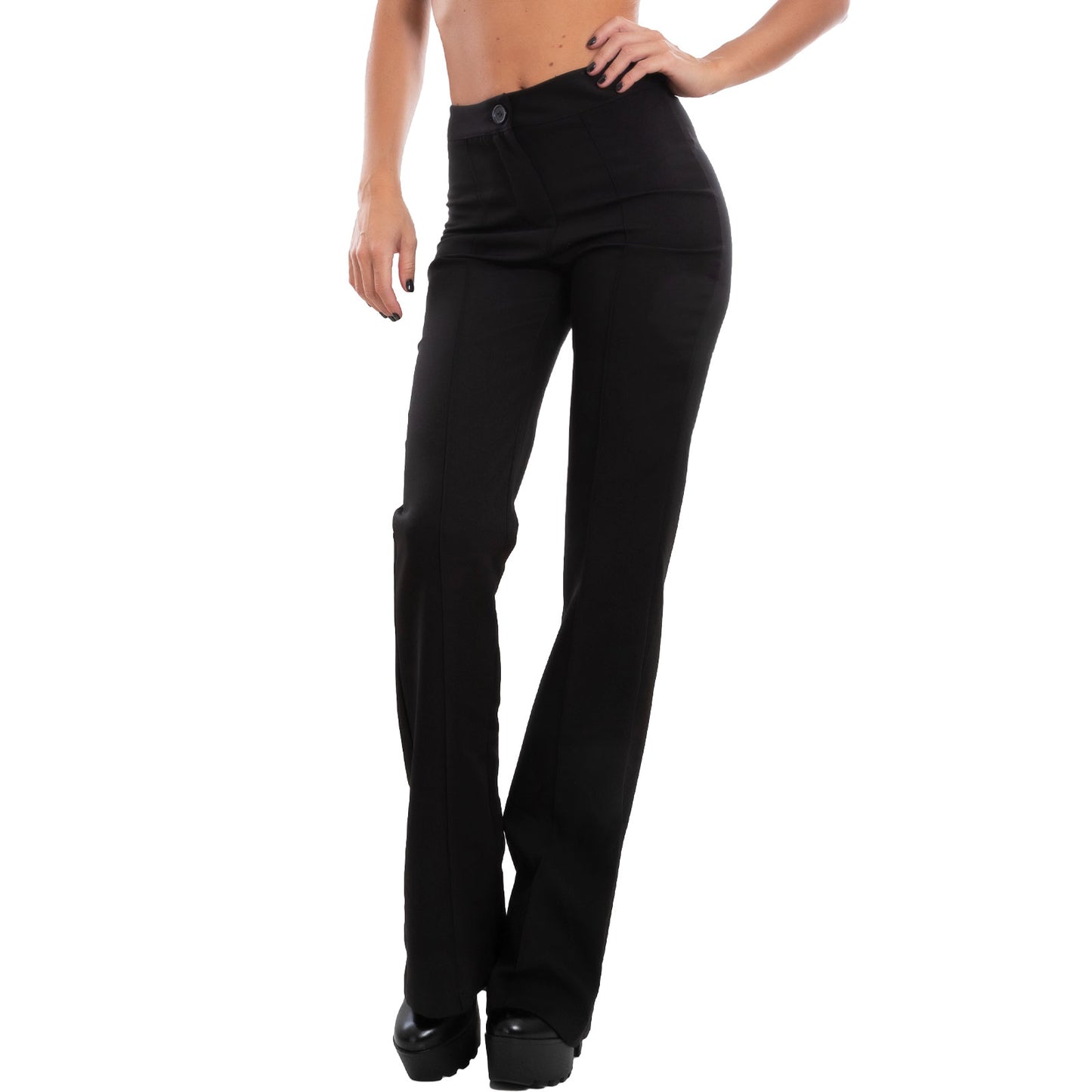 immagine-2-toocool-pantaloni-donna-campana-flare-zampa-elefante-vb-6436