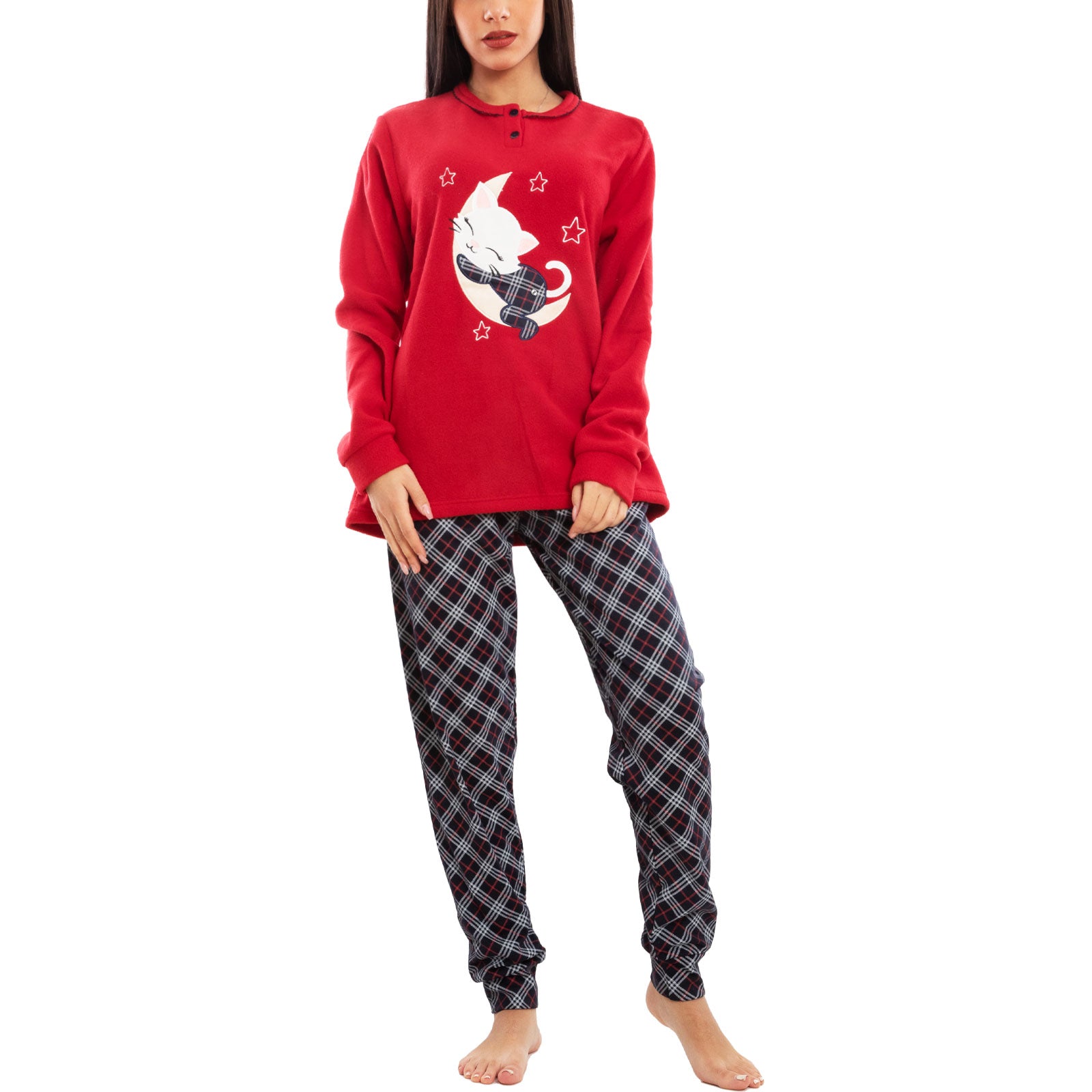 Toocool Pigiama Kigurumi In Ecopelliccia Donna - Morbido Costume Da Volpe O Gatto Con Cappuccio E Zip, Taglie S-XXL