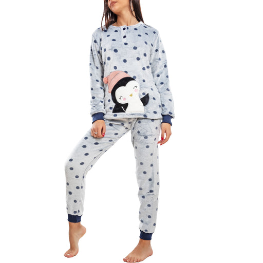 immagine-2-toocool-pigiama-donna-pinguino-peluche-pelliccia-vs-9325