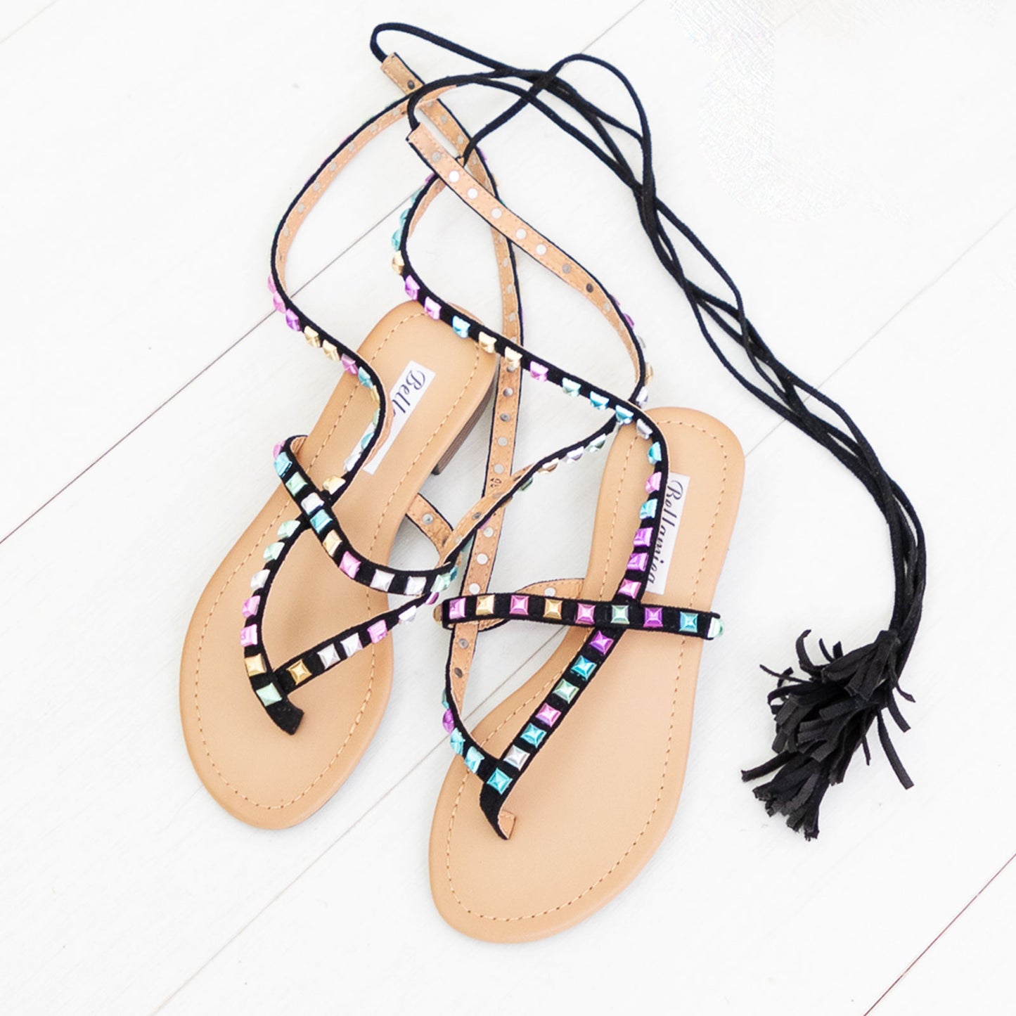 immagine-2-toocool-sandali-donna-schiava-lacci-flat-gladiatore-j580