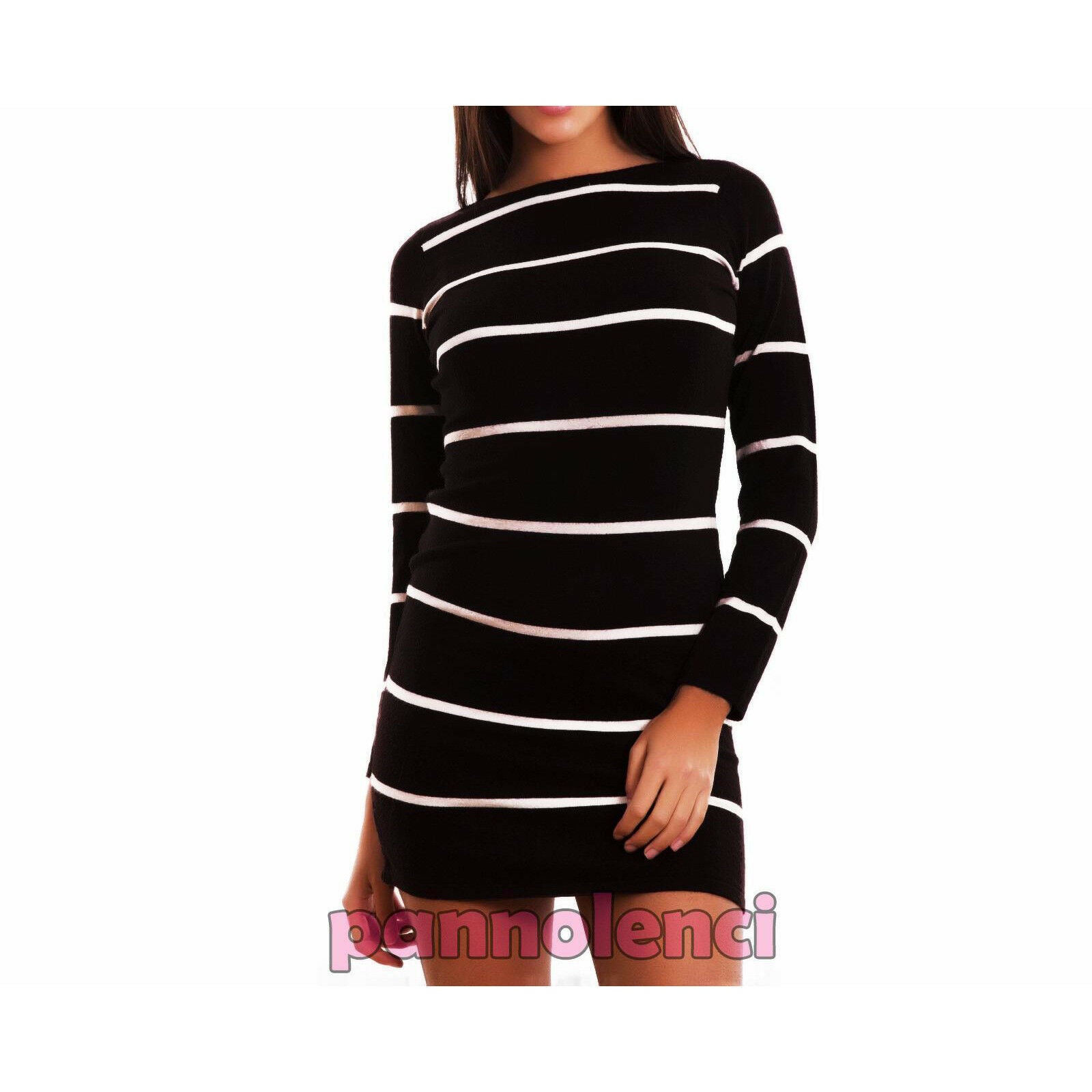 immagine-2-toocool-vestito-donna-miniabito-maxipull-8683