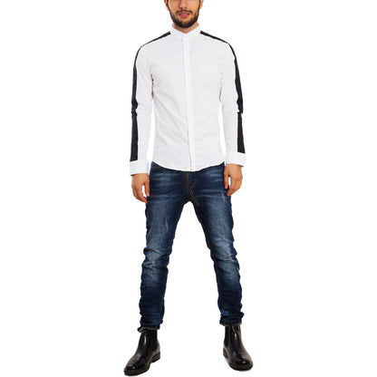 immagine-22-toocool-camicia-uomo-bicolore-elegante-cg-3029